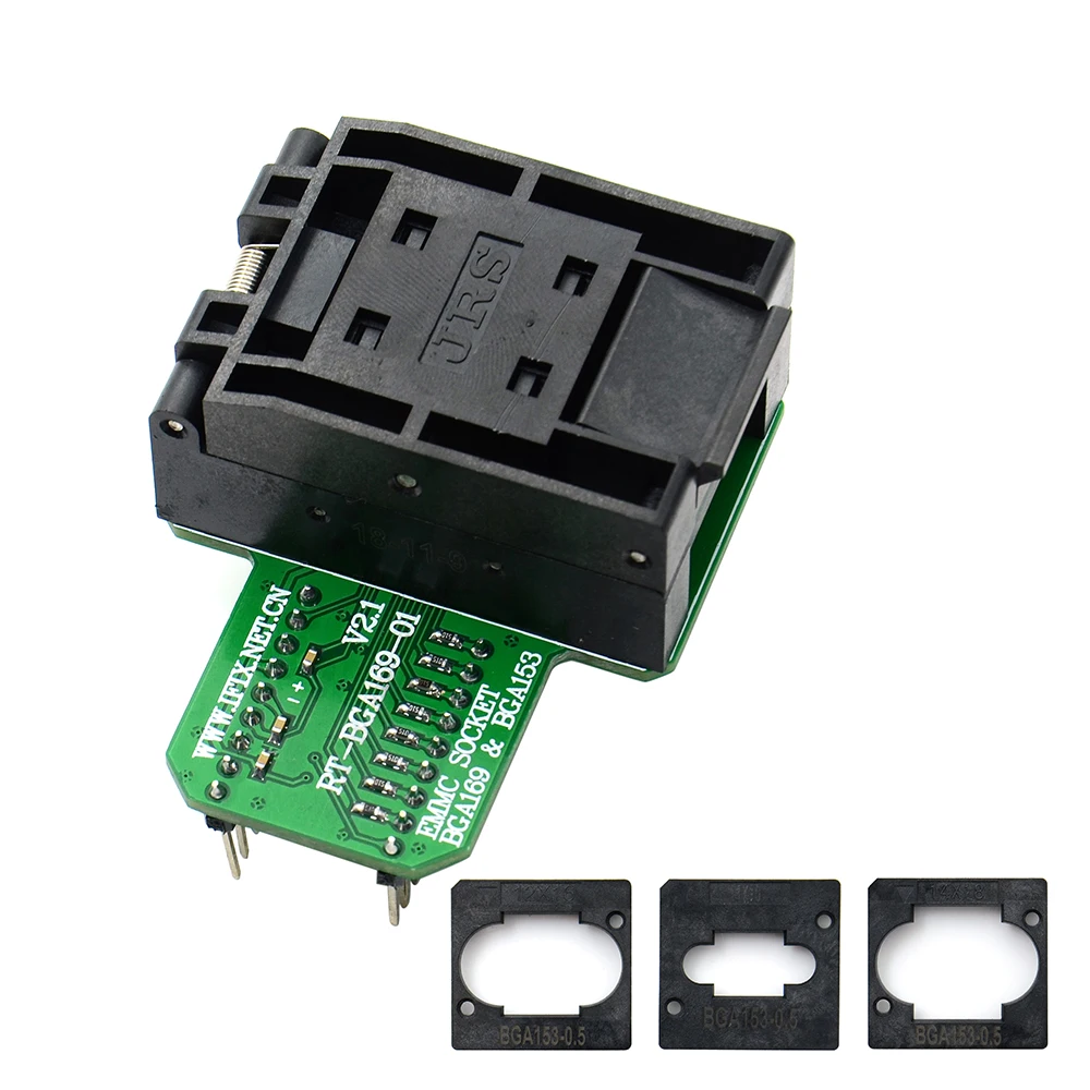 RT-BGA169-01 BGA169 / BGA153 EMMC адаптер V2.1 с 3 боксами BGA для RT809H