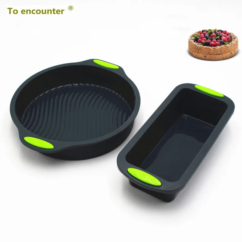 Круглая силиконовая 3D форма для выпечки торта диаметром 9 дюймов|baking dish|baking cake