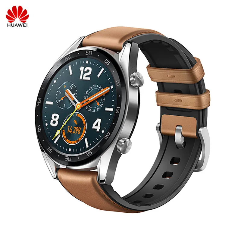 Huawei Watch GT Спортивные умные часы Поддержка GPS NFC цветной экран 5ATM водонепроницаемый