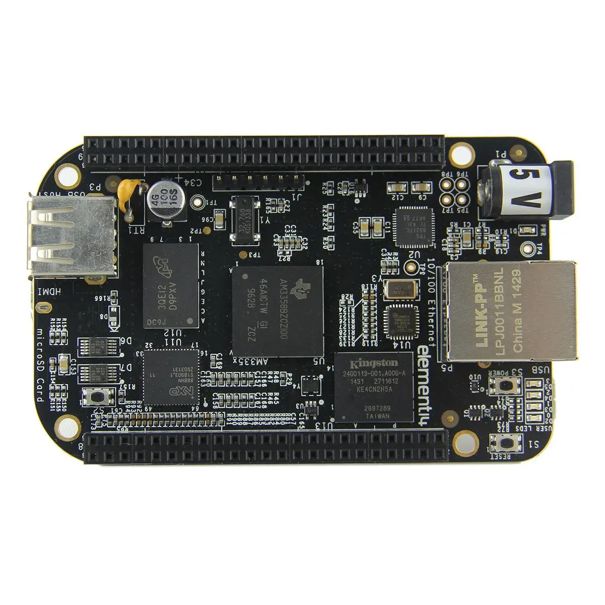 Embest BeagleBone BB Черный 1 ГГц TI AM3358x Cortex-A8 макетная плата REV C версия | Электронные