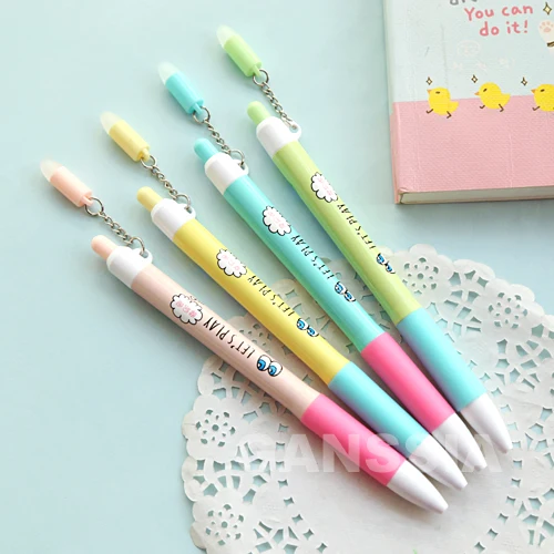 1 шт./лот милая стираемая гелевая ручка 0 5 мм веселые студенческие ручки Обучающие