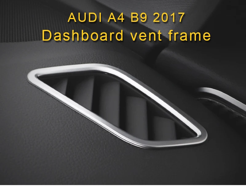 Gelinsi для Audi A4 A5 S4 S5 B9 приборной панели автомобиля A/C вентиляционное отверстие Выход Панель крышка отделка рамка наклейка интерьерные аксессуары