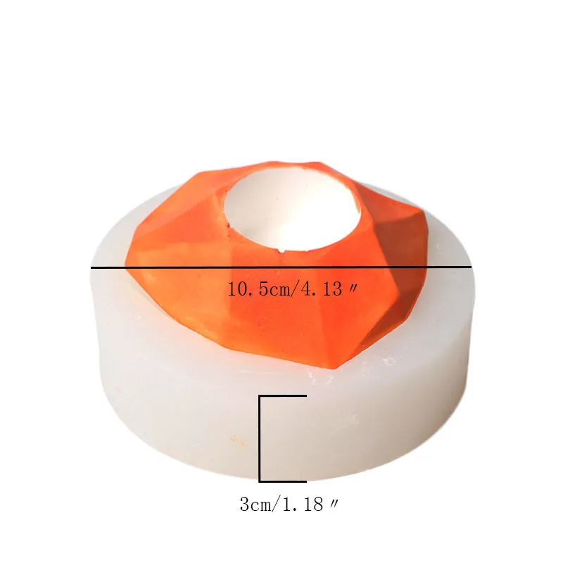 3D помадка в форме сердца фотоформа суккуленты цветочный горшок цементный форма