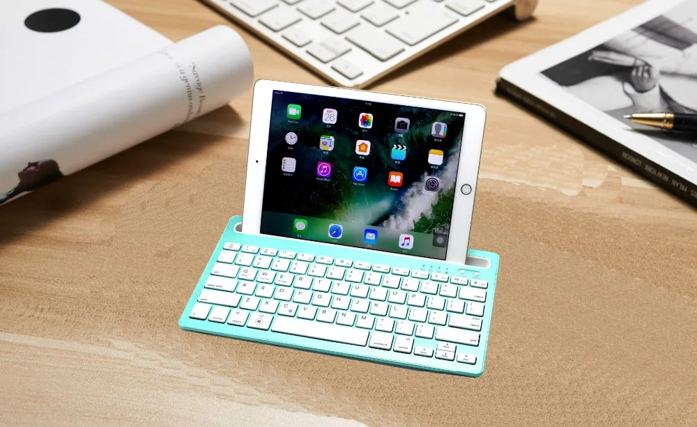 Модная Bluetooth клавиатура для планшета Samsung Galaxy Tab S2 9 7 дюйма T810 T813 T815 T819 | Компьютеры