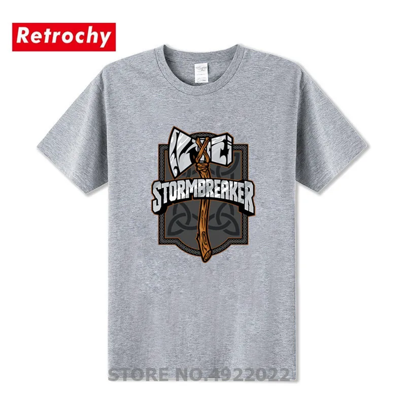 Ретро Stormbreaker Viking футболка с надписью Thor классический фильм Мужская Викинг