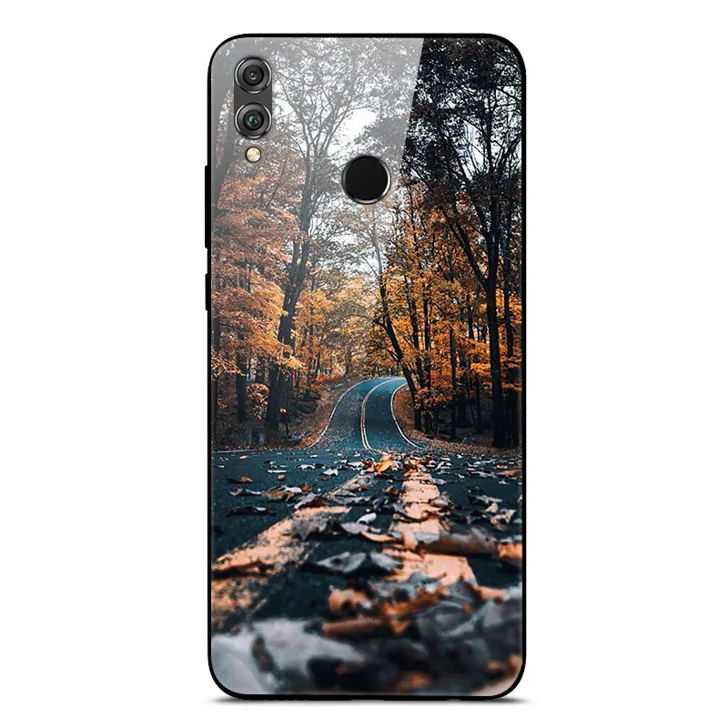 as photo 32 Чехол для huawei Honor 8X, чехол Honor8x Max, задняя крышка из закаленного стекла, чехол для huawei Honor 8X, чехол 8 X TPU, бампер Honor 8X Max - Цвет: as photo 32