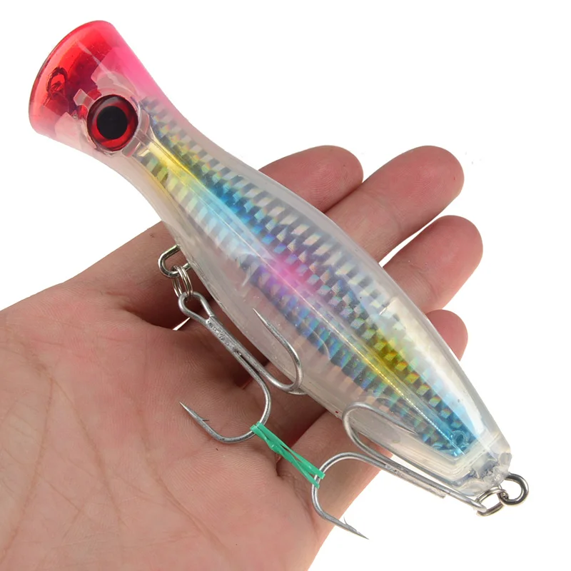 1PCS 12cm 40g Hard Lure Big Popper Top Water Fishing Lures Crankbait Minnow Swimming Crank Baits pesca | Спорт и развлечения