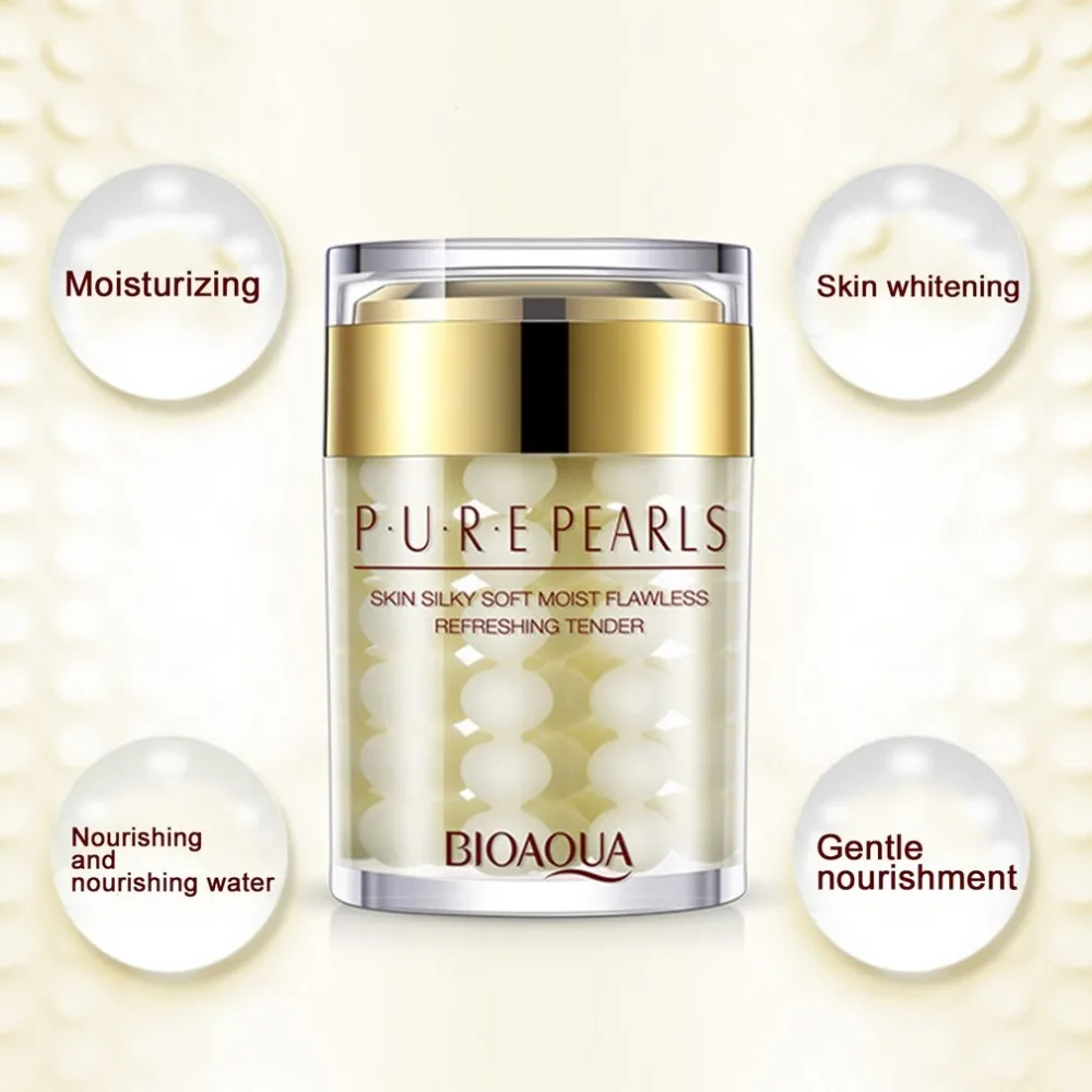 

60G Women Facial Skin Care Hyaluronic Acid Cream Face Whitening Moisturizing Brighten Anti Wrinkle Fading Spots Cream 2018 Sell