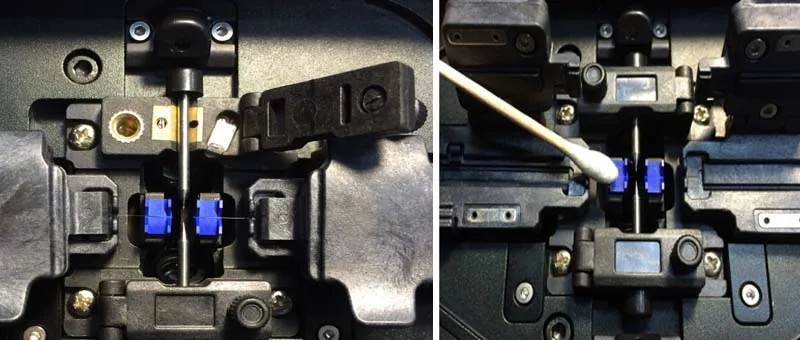 FF-740PRO сведение по сердцевине Splicer сплавливания сварочный аппарат для обоих SM и ММ волокна сплайсинга машины