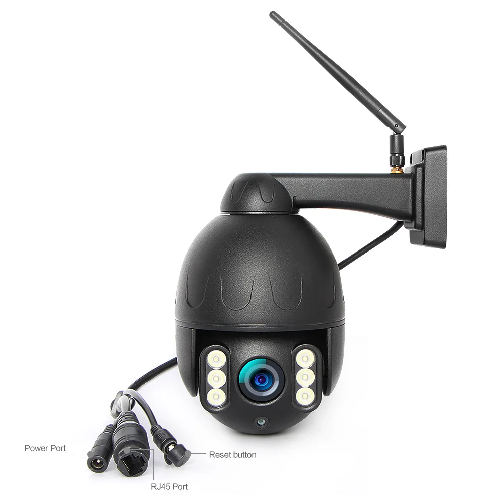 Мини PTZ wifi IP камера 1080P 5X ZOOM Открытый водонепроницаемый купол беспроводной Onvif IP камера 2MP ночное видение камера безопасности просмотр приложения