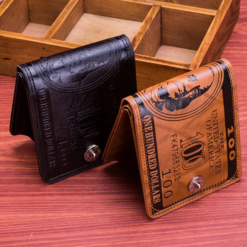 Мужской кошелек Flying birds короткие кожаные кошельки по долларовой цене клатч для