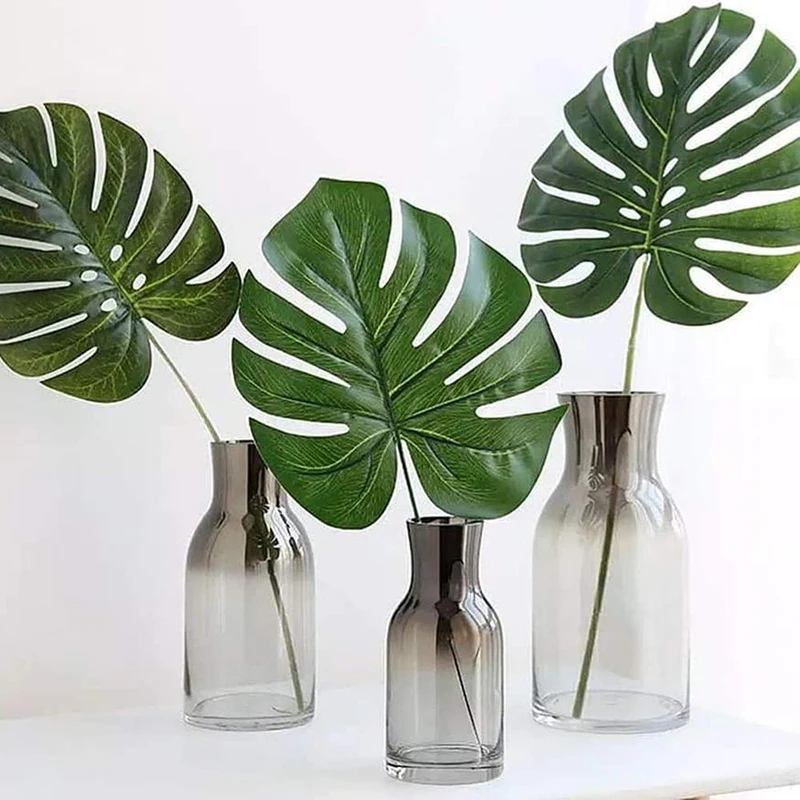 Tropical Leaf Hawaiian Luau Safari jungle beach birthday wedding bridal shower Bachelorette Party Table centerpieces Decoration | Дом и сад