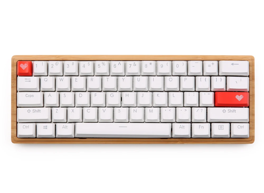 KBDfans красный пиксель любовь keycap esc введите ключ oem высоко ABS материал ключ