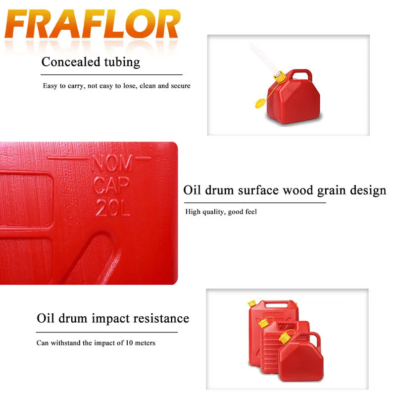 Топливный бак 20л литров запасные пластиковые банки дизельный контейнер для
