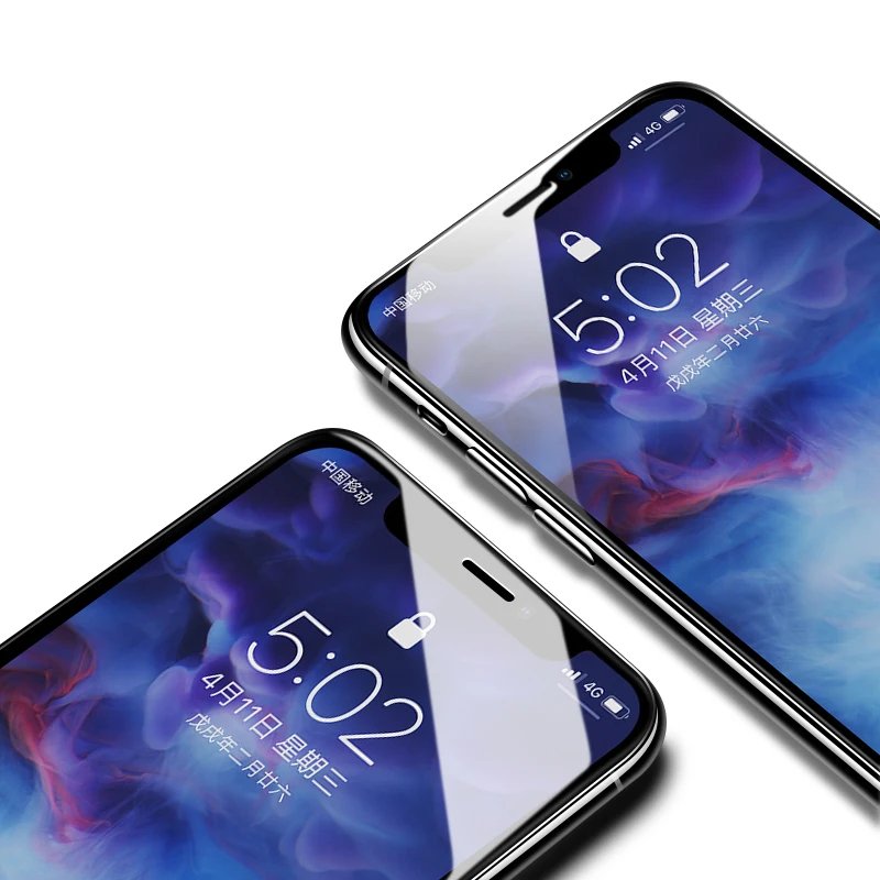 6D полное покрытие закаленное стекло для iphone 8 7 6 6S Plus X XR xs max защита экрана защитное