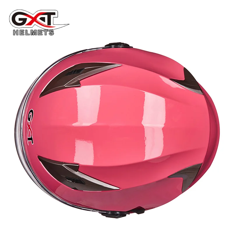 Летний Новый GXT двойной объектив мотоциклетные шлемы половина лица