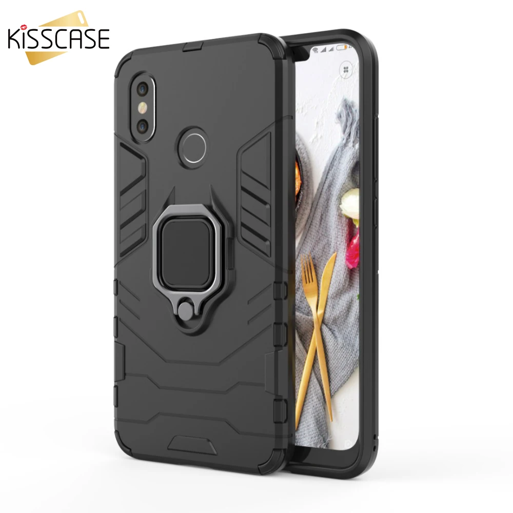 Чехол KISSCASE для телефона Xiaomi Redmi Note 5 4X чехол с кольцом держателем пальца