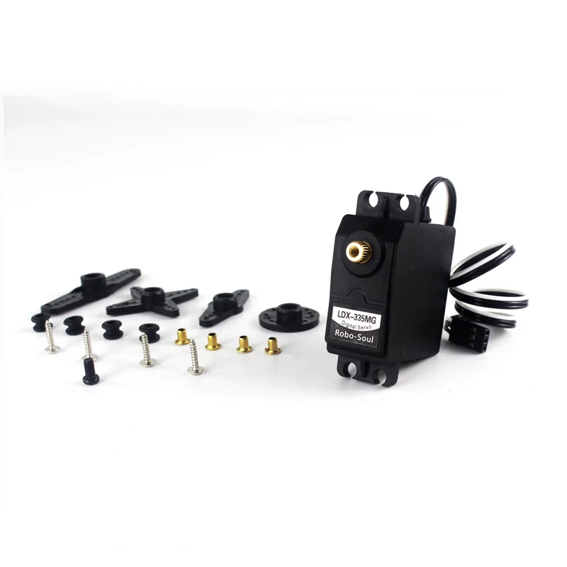 LDX-335mg цифровой metal gear servo робот механическая рука 180 градусов дистанционного