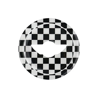 AMBERMILE 3D рулевого колеса автомобиля центр наклейки украшения Наклейка для Mini Cooper Countryman R55 R56 R57 R58 R60 R61 аксессуары - Название цвета: Type G