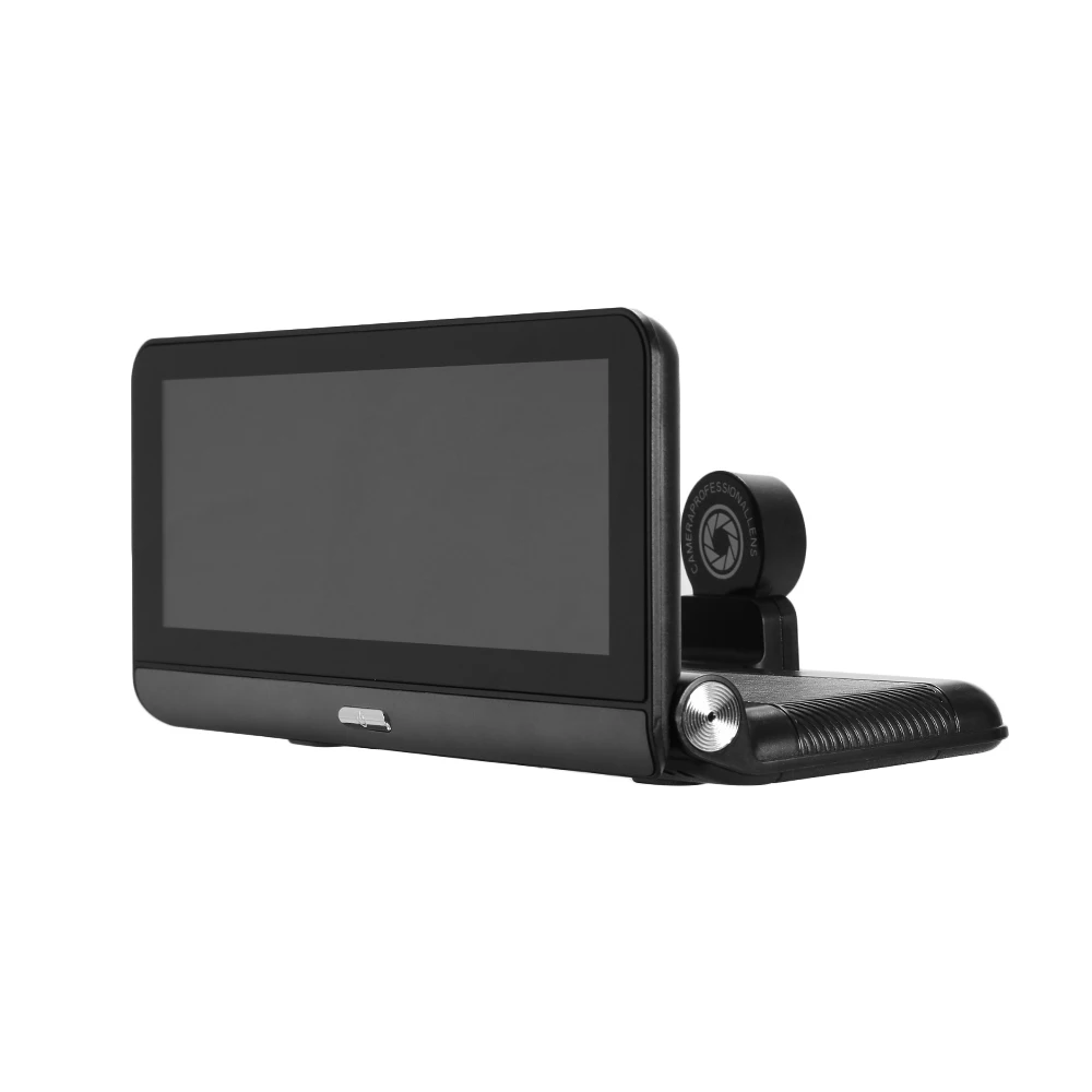 7,84 дюймов 3g Wifi Android 5,1 сенсорный ips BT видео рекордер Dash камера 1080P двойной объектив навигация парковка наблюдение gps DVR