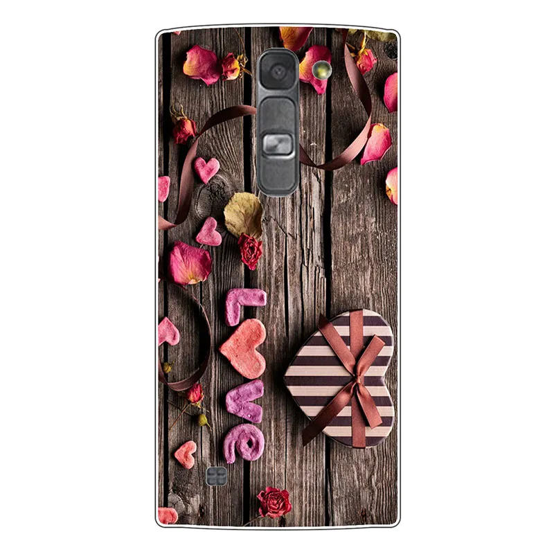 ZX38 Задняя крышка чехол для LG Magna G4c H522Y H502f H500F H525N короны цветка башни однотонный Мягкий чехол из TPU силиконовый чехол для LG G4 мини Чехол - Цвет: ZX38