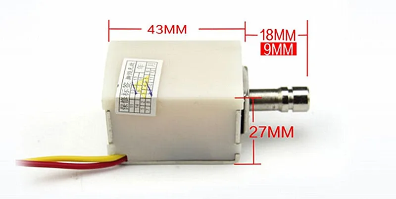 Мини электрический Болтовой замок 12 В постоянного тока/фотомагнитный