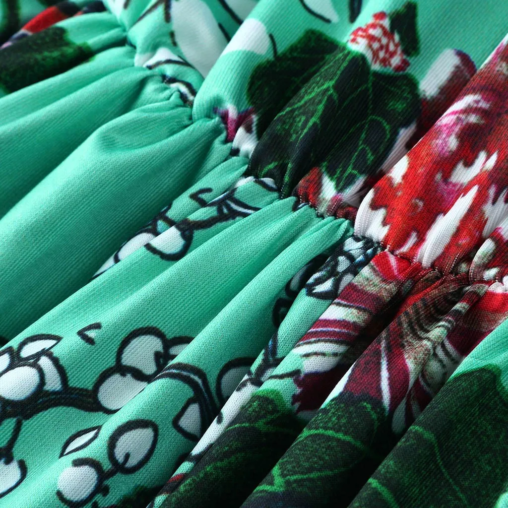 Платье для кормящих матерей топ с длинным рукавом цветочное зимнее платье