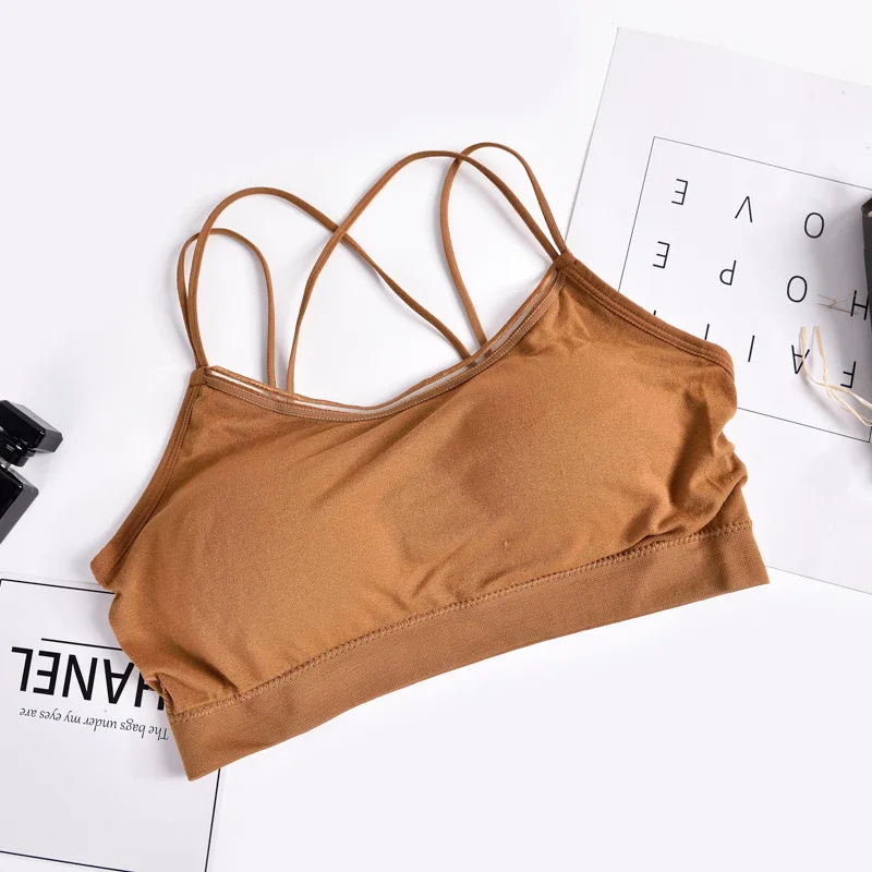 Сексуальный укороченный Топ для женщин бюстгальтер бюстье без косточек