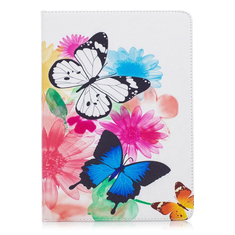 Модный чехол с рисунком для Apple, iPad 9,7,,, 6 поколения, Fundas, чехол A1822, A1823, A1893, чехол-кошелек с подставкой+ ручка