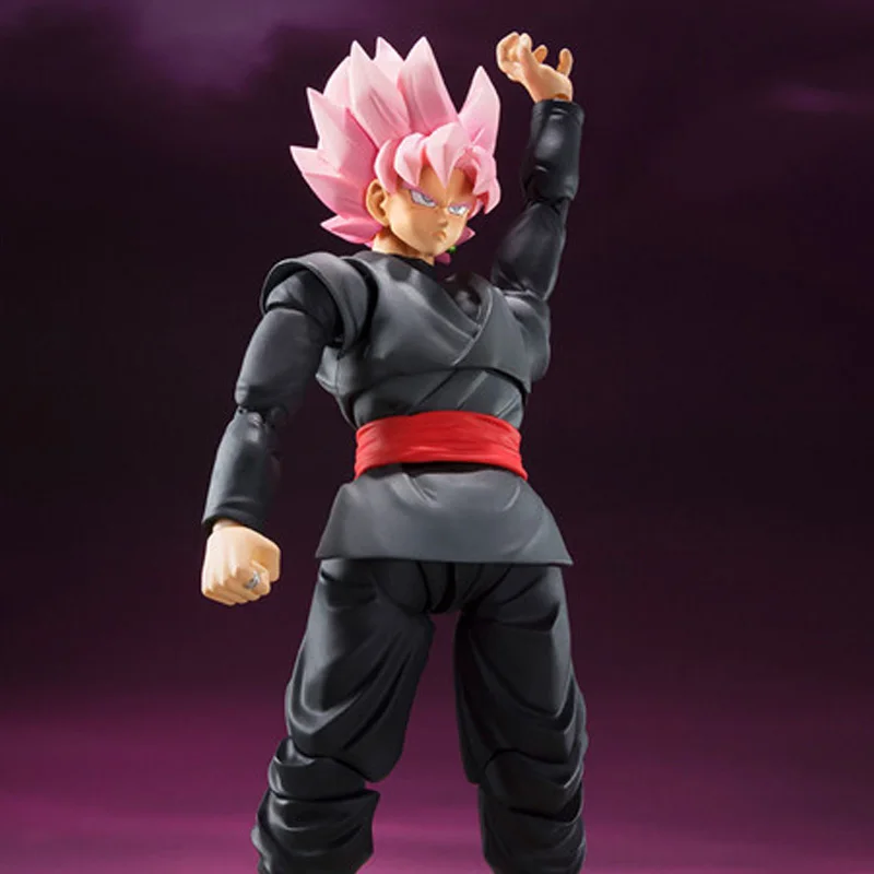 14 см Супер Saiyan черный шарнир подвижная экшн фигурка Dragon Ball Z Коллекционные Подарочные модельные игрушки для детей