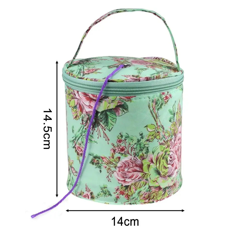 Home Daily Storage Bag Wool Yarn Crochet Sewing Needle Handbag Weaving Tool Tote Badges Backpack Adhesive Fastener Tape | Дом и сад