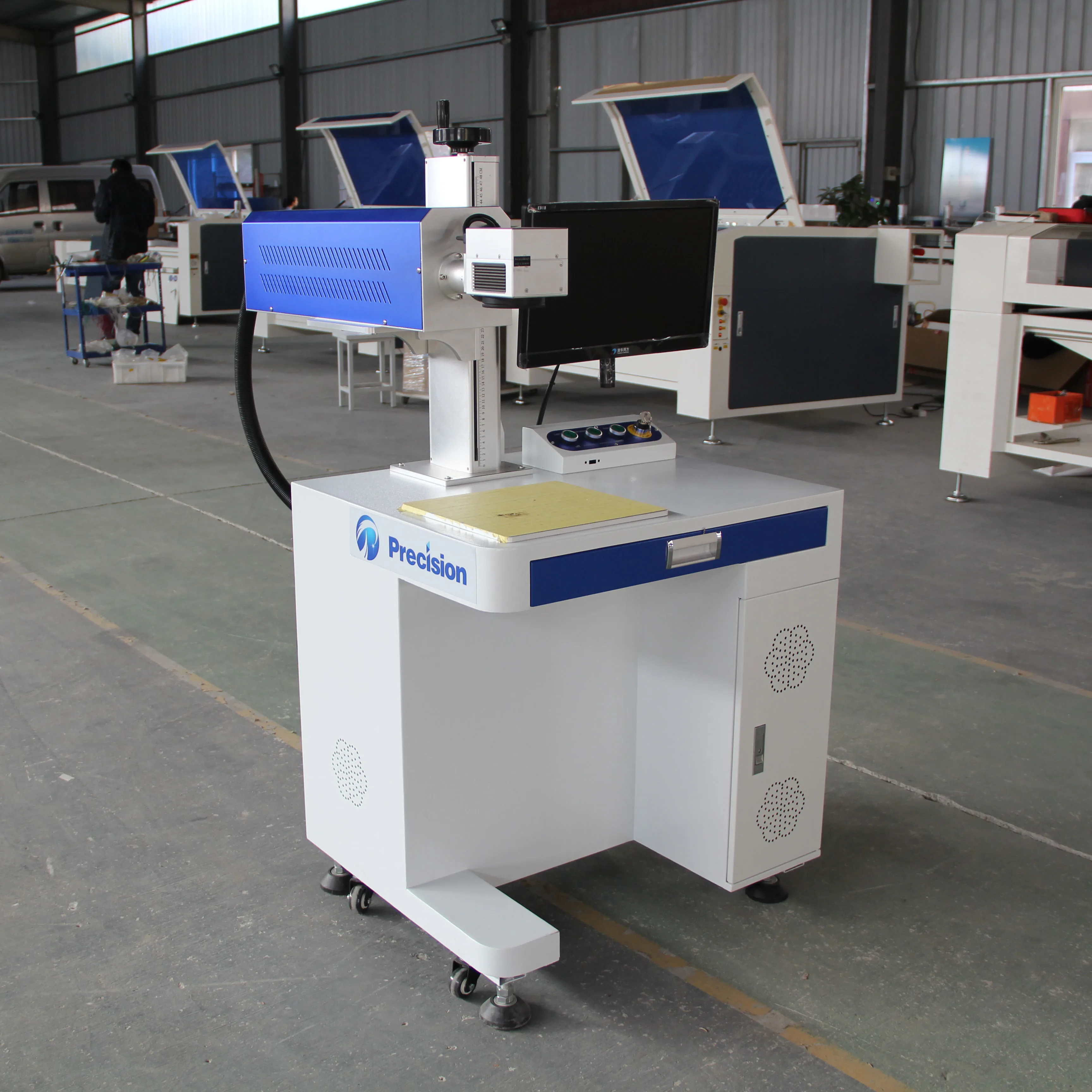 Для дерева ткани бумаги профессиональная co2 лазерная маркировочная машина