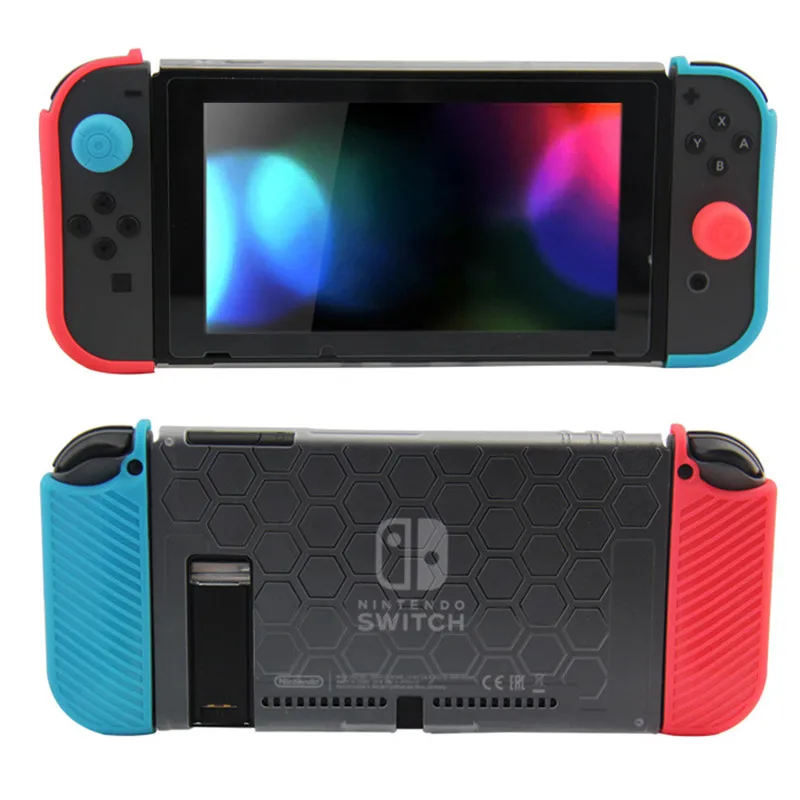 Комплект для защиты Nintendo Switch 10 в 1 чехол с кристаллическим корпусом рукоятка