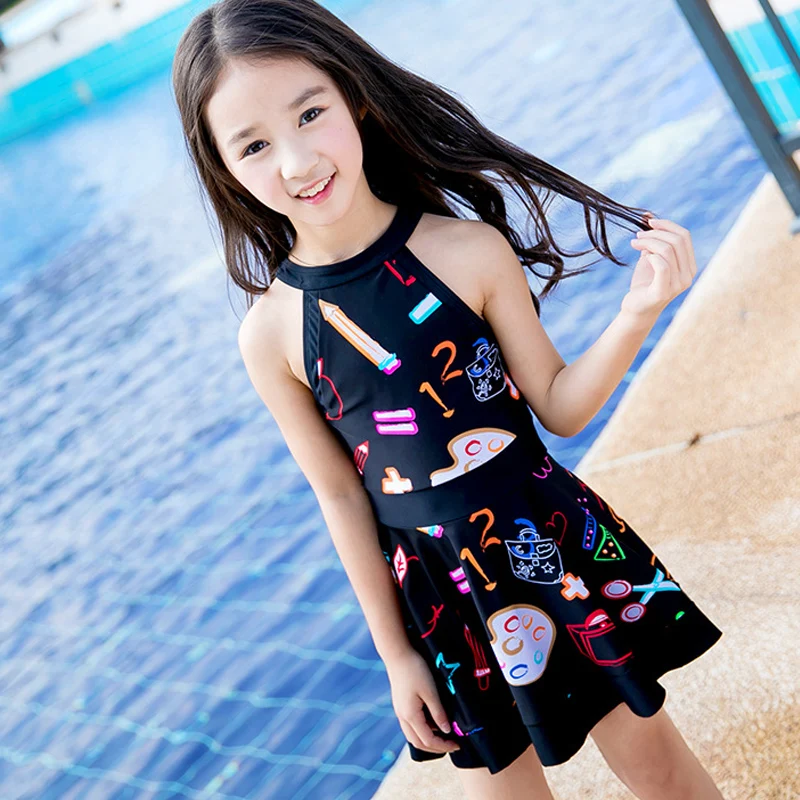 Купальный костюм милая детская юбка принцессы для девочек купальник милый