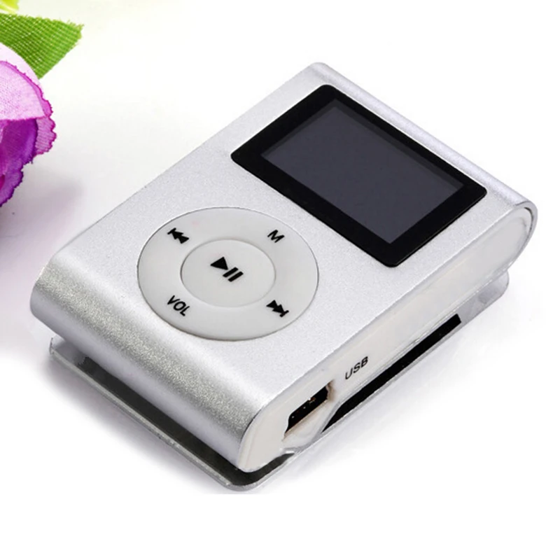 2019 музыкальный плеер mp3 мини медиаплеер с клипсой портативный ЖК экран поддержка