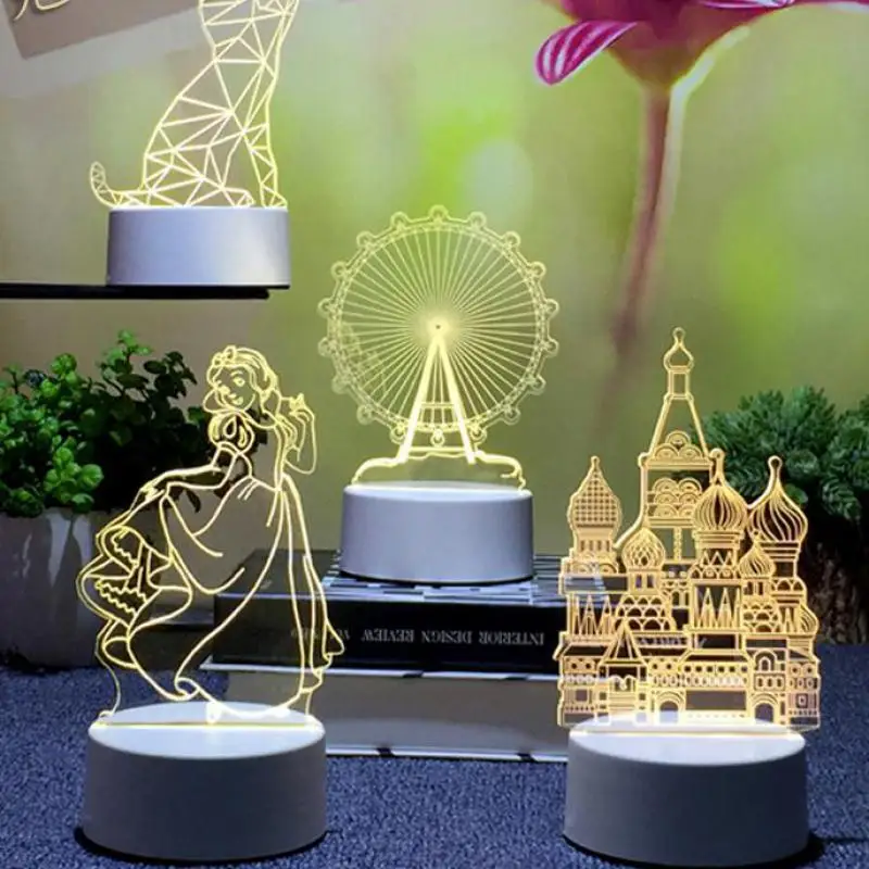 Настольная лампа для общежития рождественский подарок детские игрушки