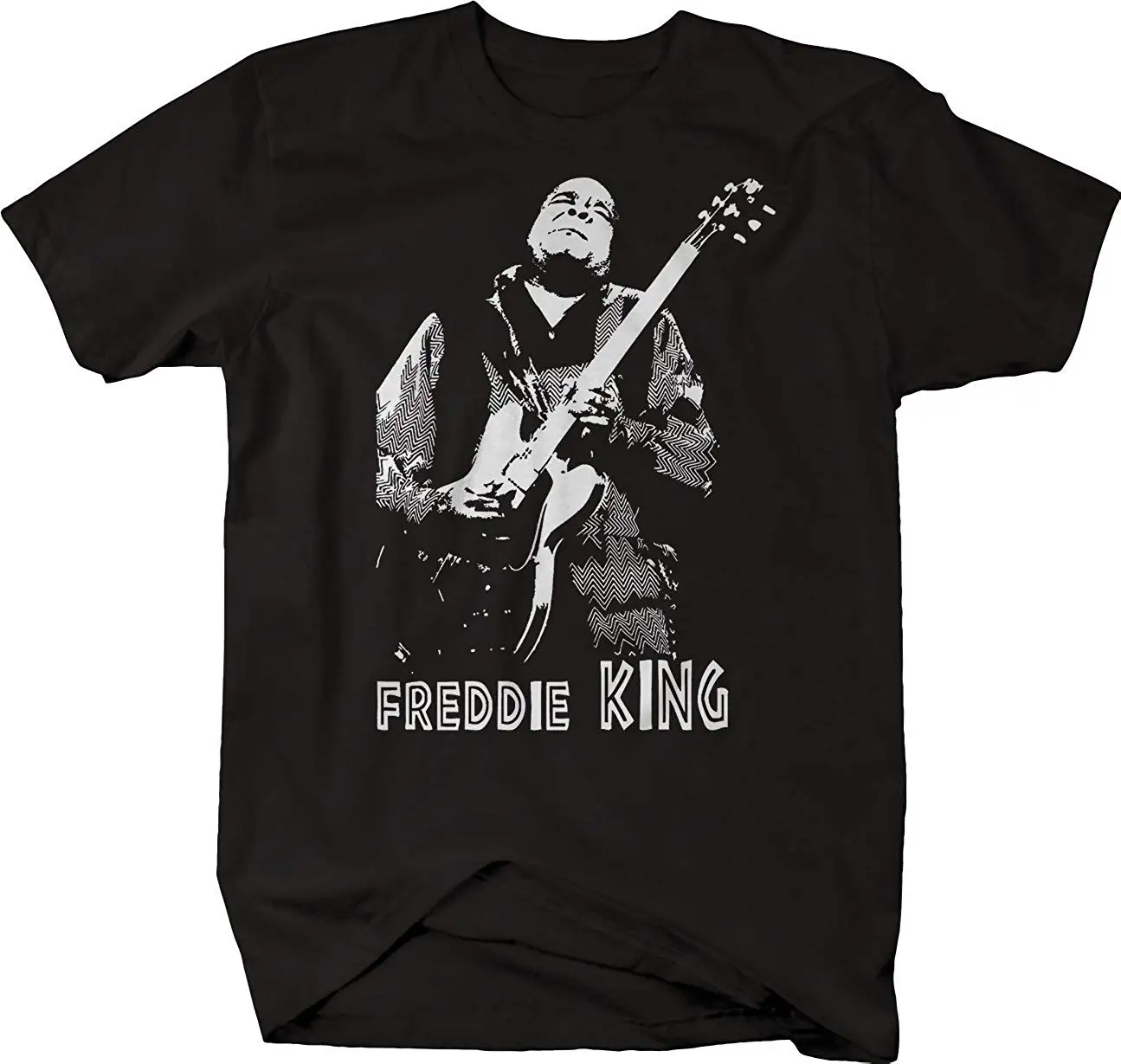 

Freddie King Guitar T-shirt Men T Shirt Great Quality Funny Man Cotton Quality Print New Summer Style Cotton Top Tee