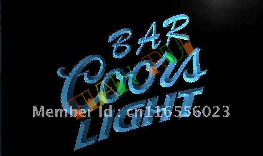 

LA096- Coors Bar Beer LED Neon Light Sign