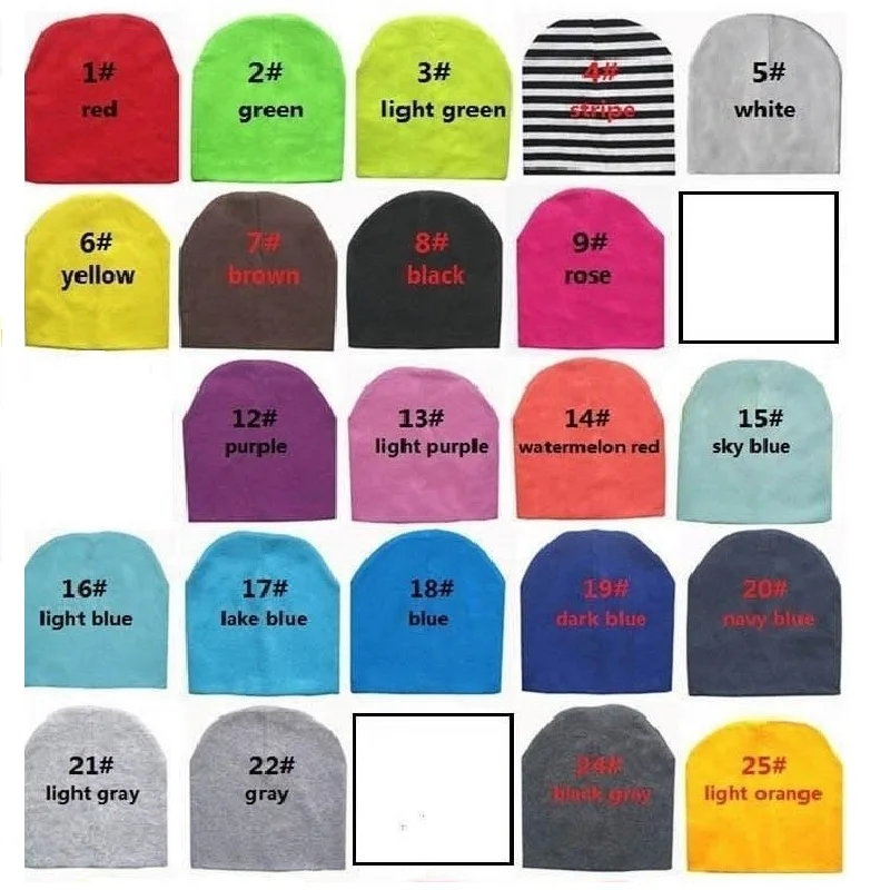 10piece/lot many colors available cotton baby hat cap boys girls kids beanie Skull Caps Infant gift | Детская одежда и обувь
