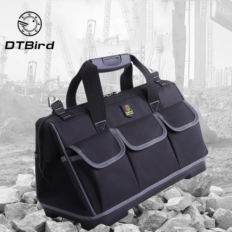 

Portable Waterproof Tool Bags Large Capacity Bag Tools Multi-function Maintenance Installation Thickening Tool Bag Work Pocket