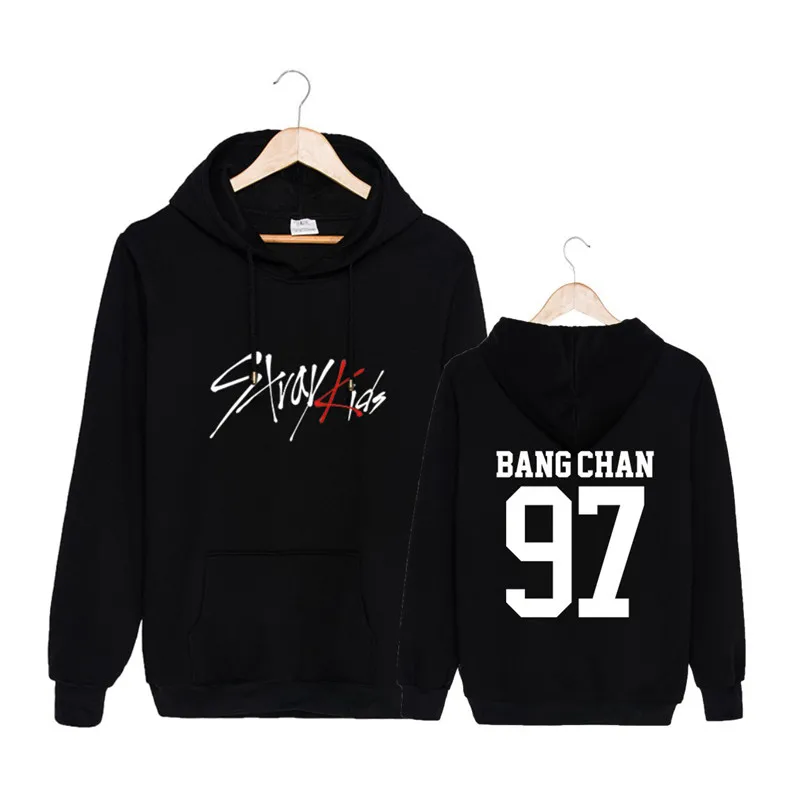 KPOP/модные корейские хлопковые толстовки с капюшоном StrayKids Woojin Minho Hyunjin