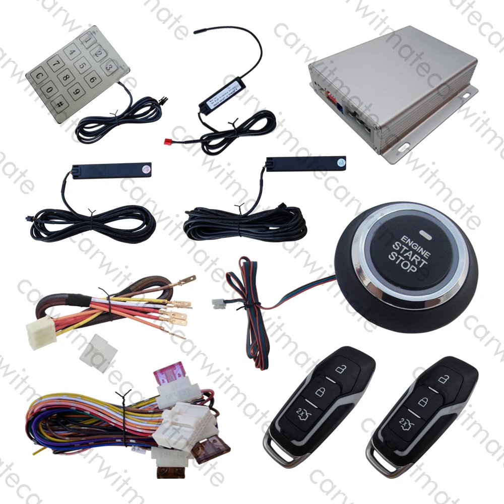 Новая система автомобильной сигнализации PKE с кодом прокатки пассивная кнопка