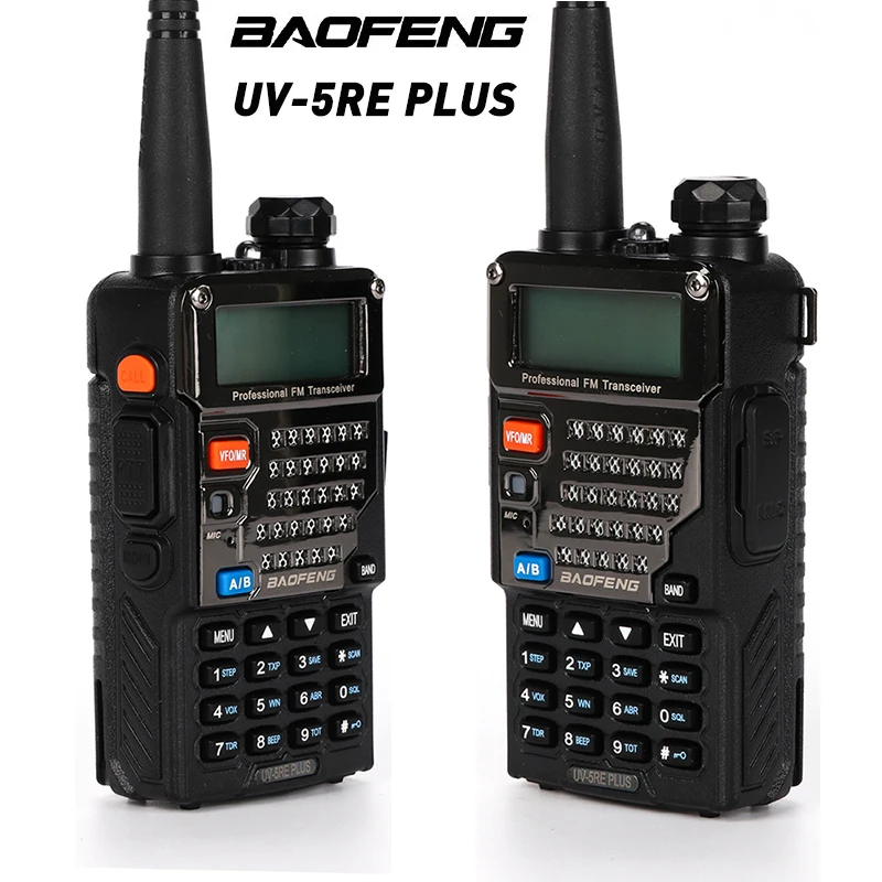 2 шт./лот UV 5RE Plus BAOFENG Dual Dand VHF/UHF CTCSS и CDCSS двухсторонняя рация 136 174 МГц 400 520 Гц (TX/RX)|walkie