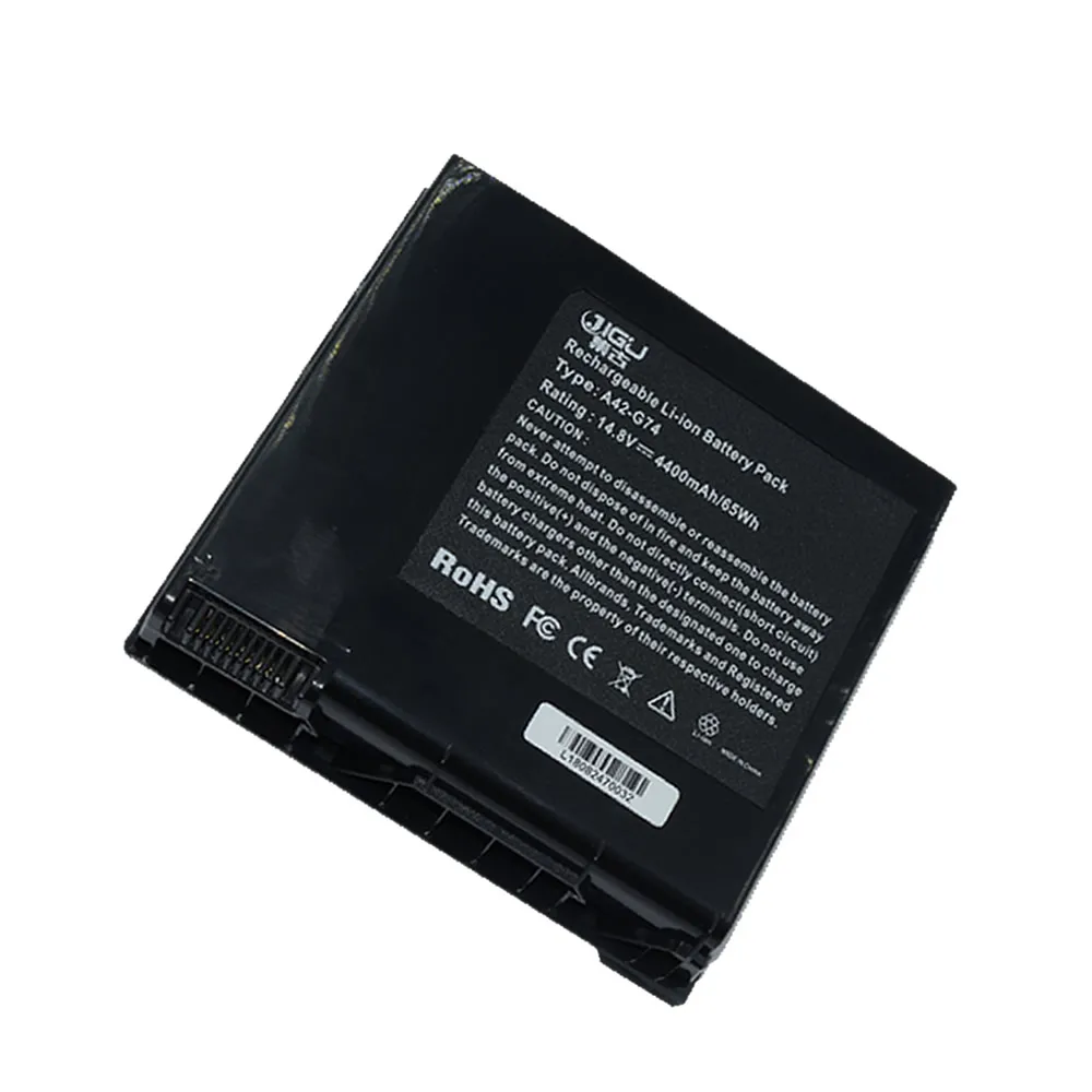 Jigu батарея для ноутбука G74S G74SX для ASUS A42-G74 G74JH G74 G74J G74SWG74SW-A2 8 ячеек