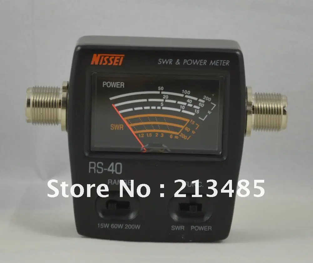 NISSEI SWR & Power Meter RS-40 144/430MHz Band for Two-way Radio