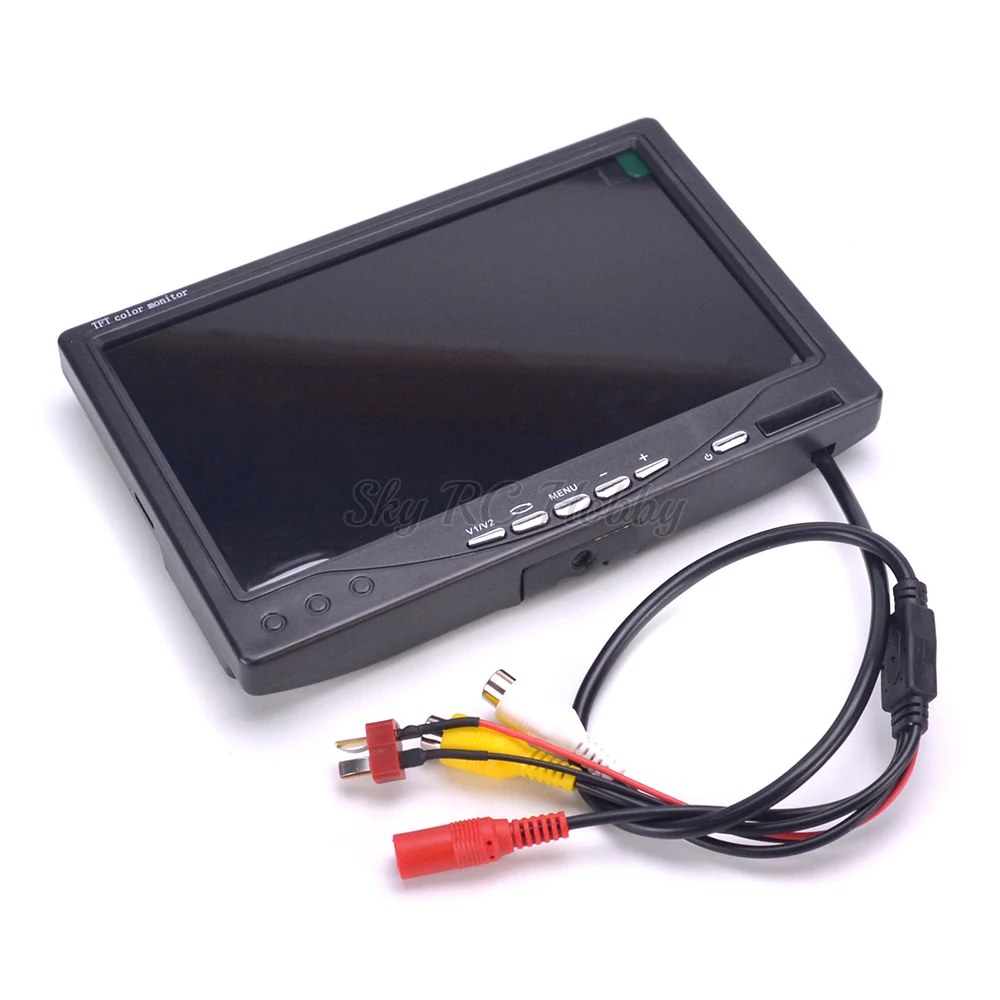 Не синий " FPV lcd цветной 1024x600 FPV монитор видео экран 7 дюймов для Rc Мультикоптер наземная станция QAV250 QAV-X