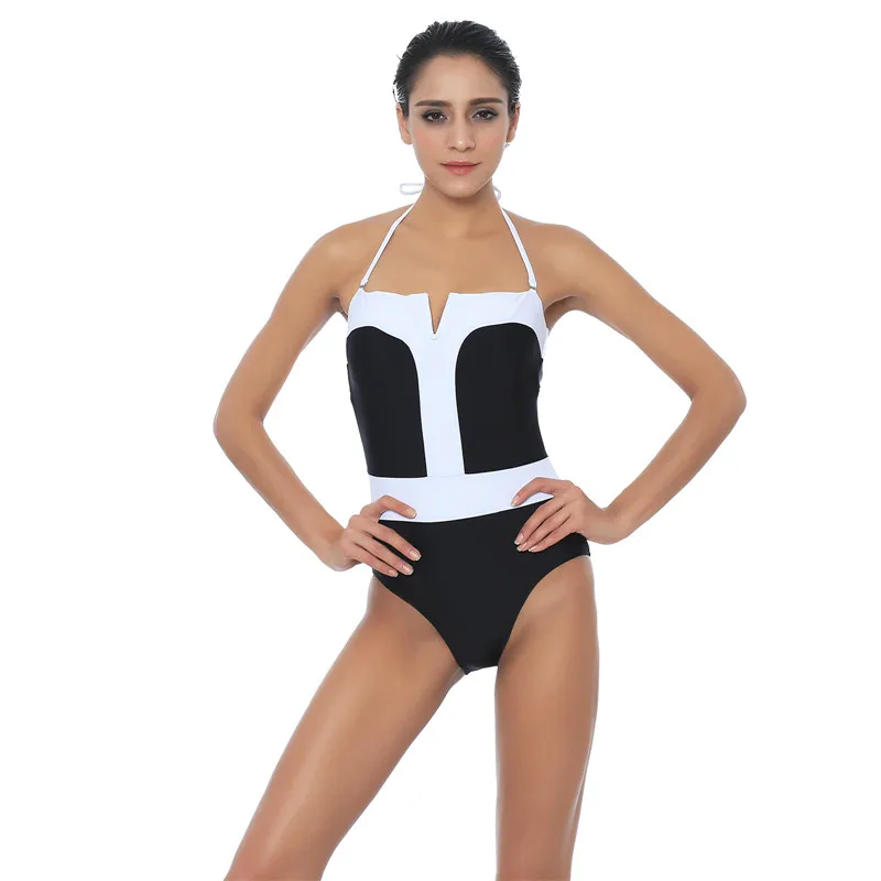 M &amp Цельный купальник 2017 сексуальная одежда для плавания женский купальный