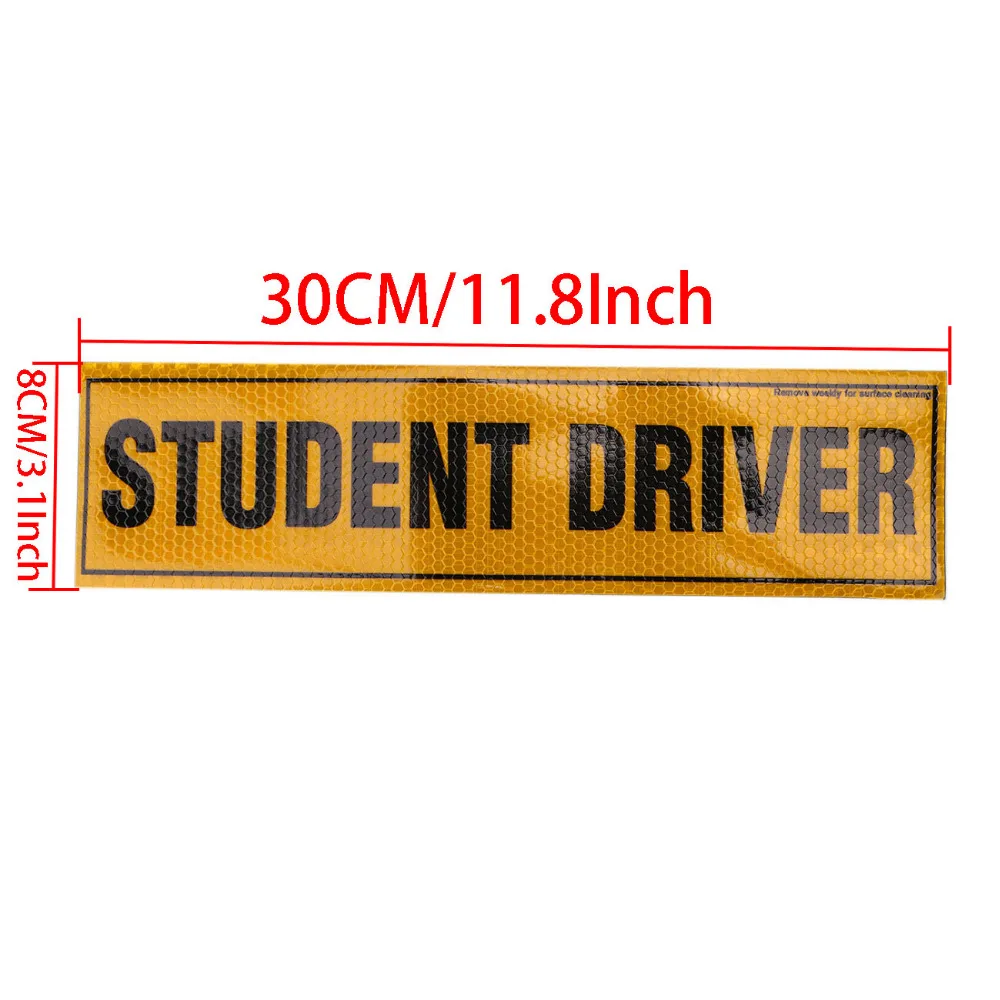 1 шт. съемные Светоотражающие магнитные студенческие водительские автомобильные