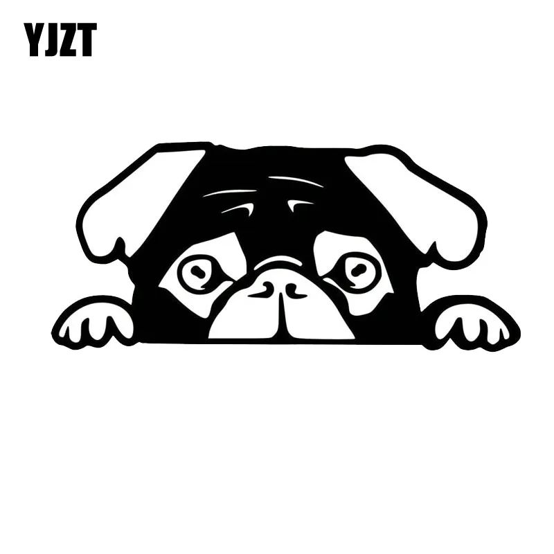 YJZT 15*6 7 см Виниловая наклейка с изображением щенка для автомобиля|car vinyl sticker|vinyl