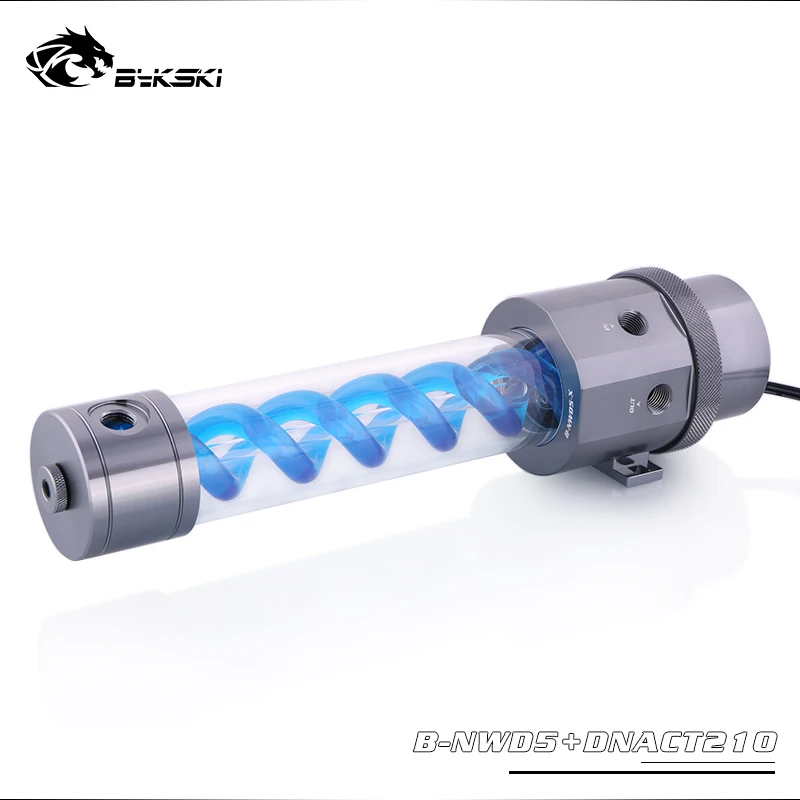 Bykski B-NWD5 + DNACT T-Virus интегрированный резервуар водяного Охлаждения Насос 1100/1500L 3 8 м